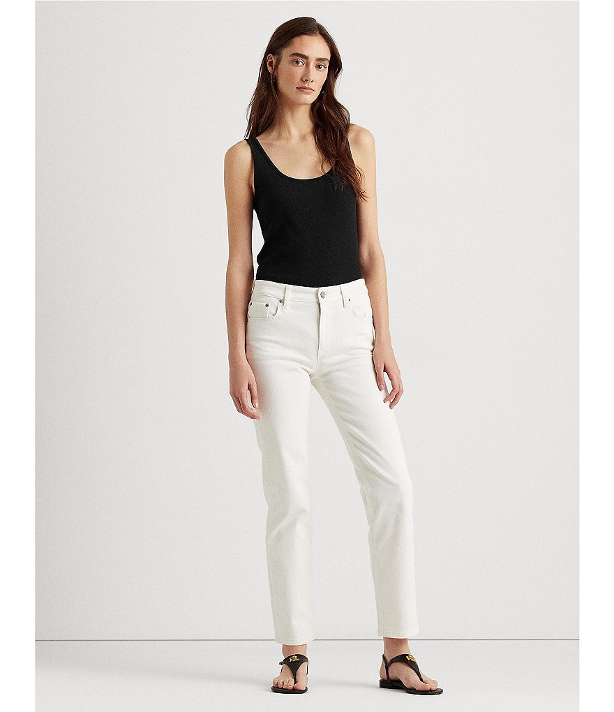 Lauren Ralph Lauren Stretch Cotton Tank Top