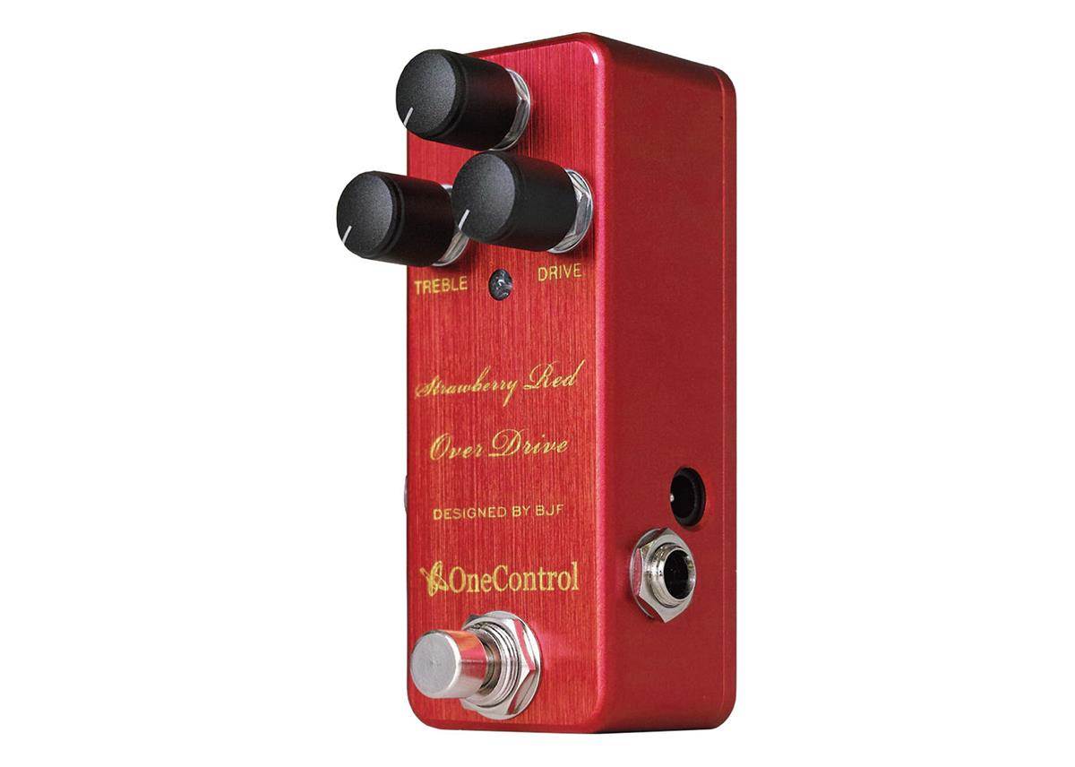 One Control Strawberry Red Overdrive Effects Pedal