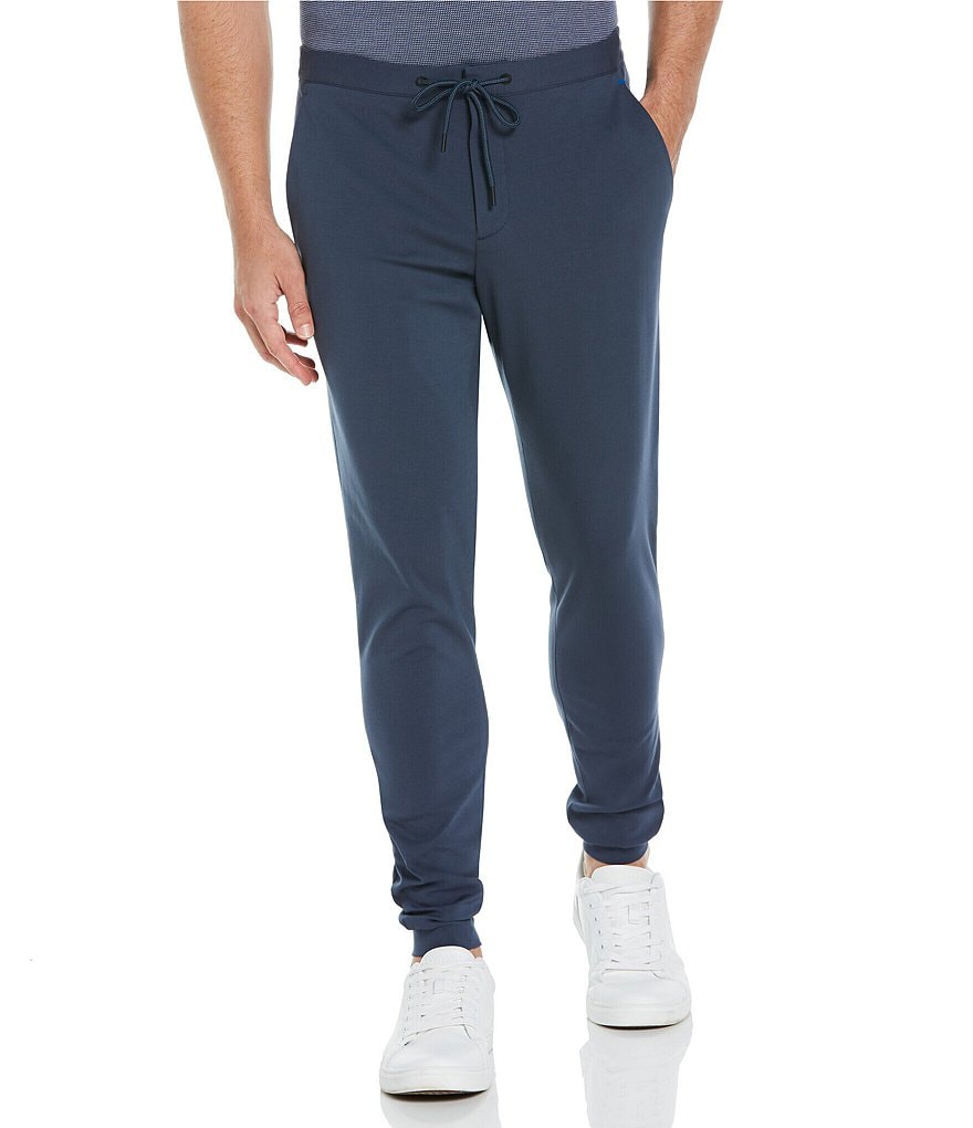 Perry Ellis Ponte Knit Performance Stretch Jogger Pants