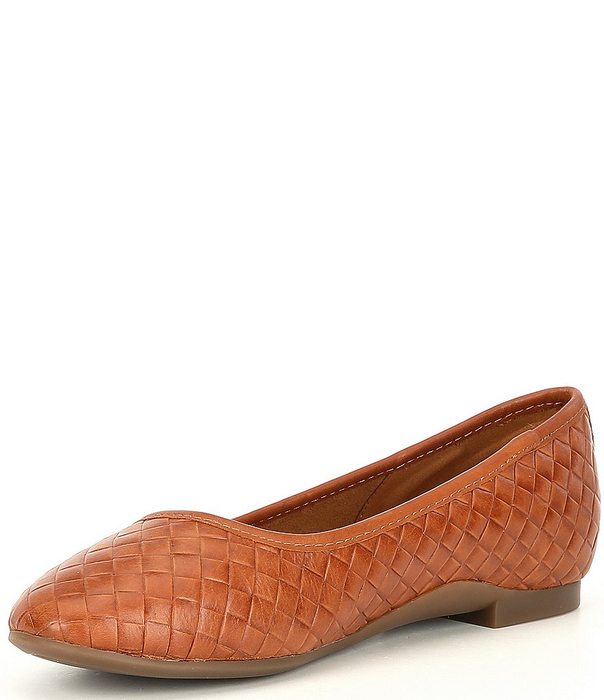 Jack Rogers Blair Pointed Toe Bow Leather Flats