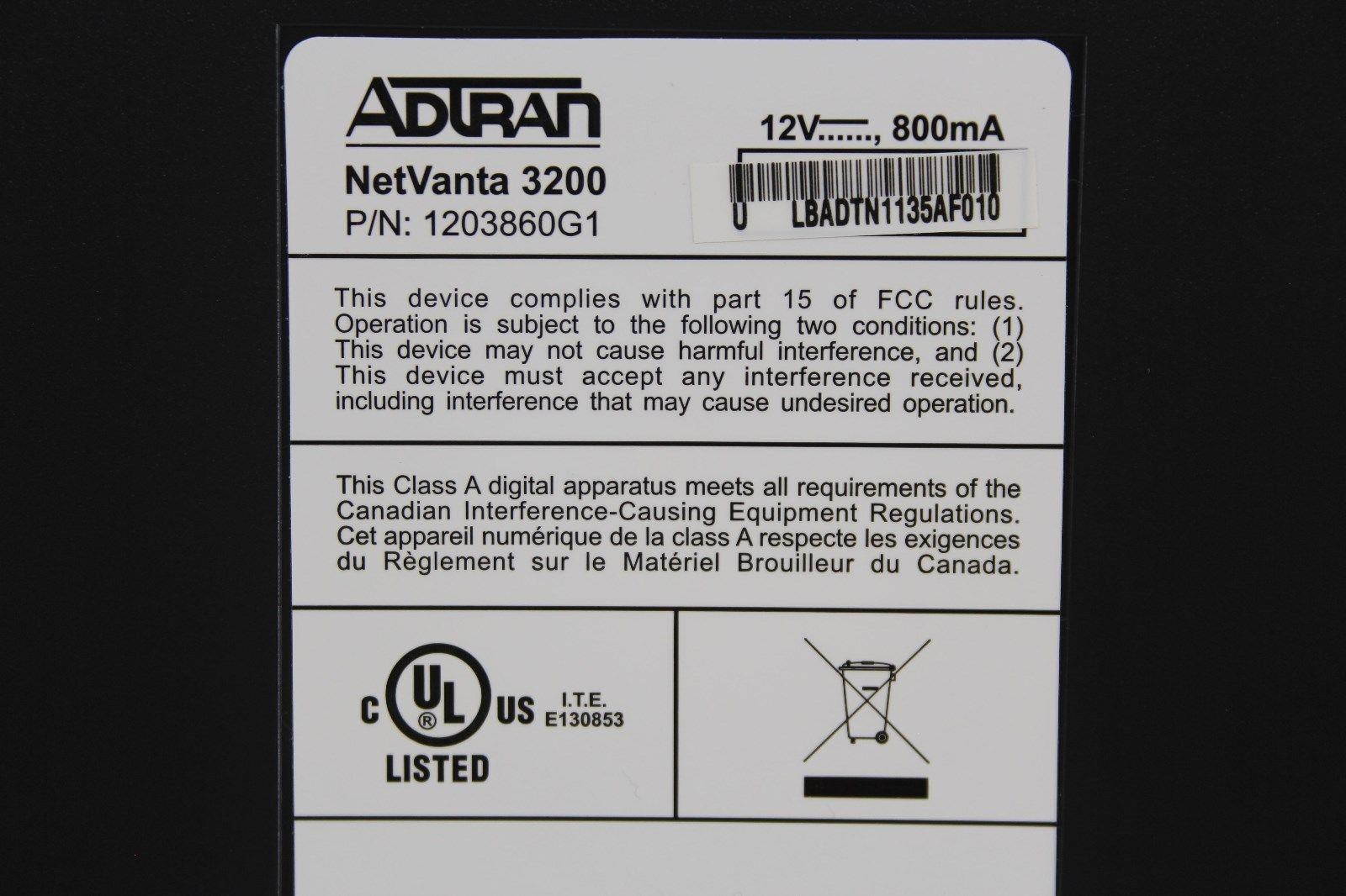Adtran NetVanta 3200 56k/64k Router 4200861L1 NEW RETAIL BOX! W/ ALL ACCESSORIES