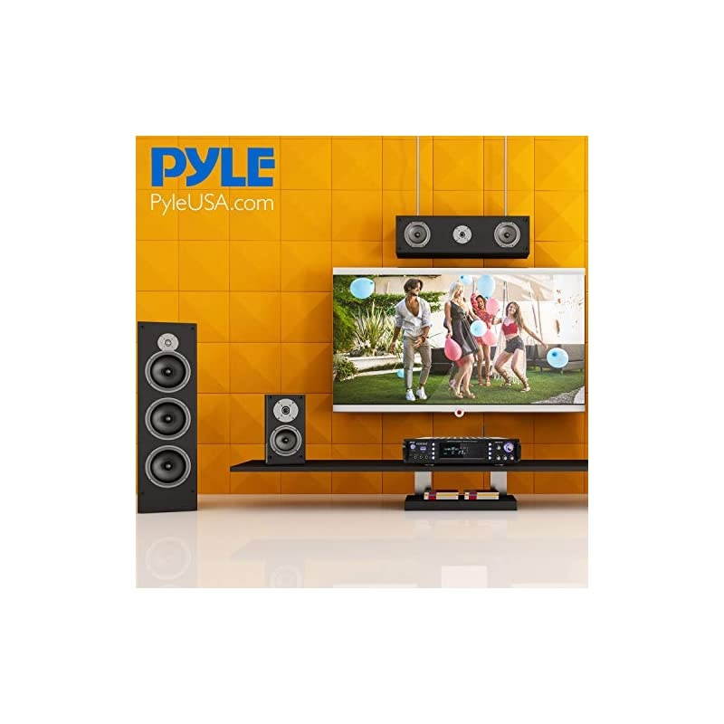 Wireless Bluetooth Home Stereo Amplifier - Hybrid Multi-Channel 3000 Watt Power Amplifier Home Audio Receiver System w/AM/FM Radio, MP3/USB,AUX,RCA Karaoke Mic in - Rack Mount, Remote -  P3301BAT