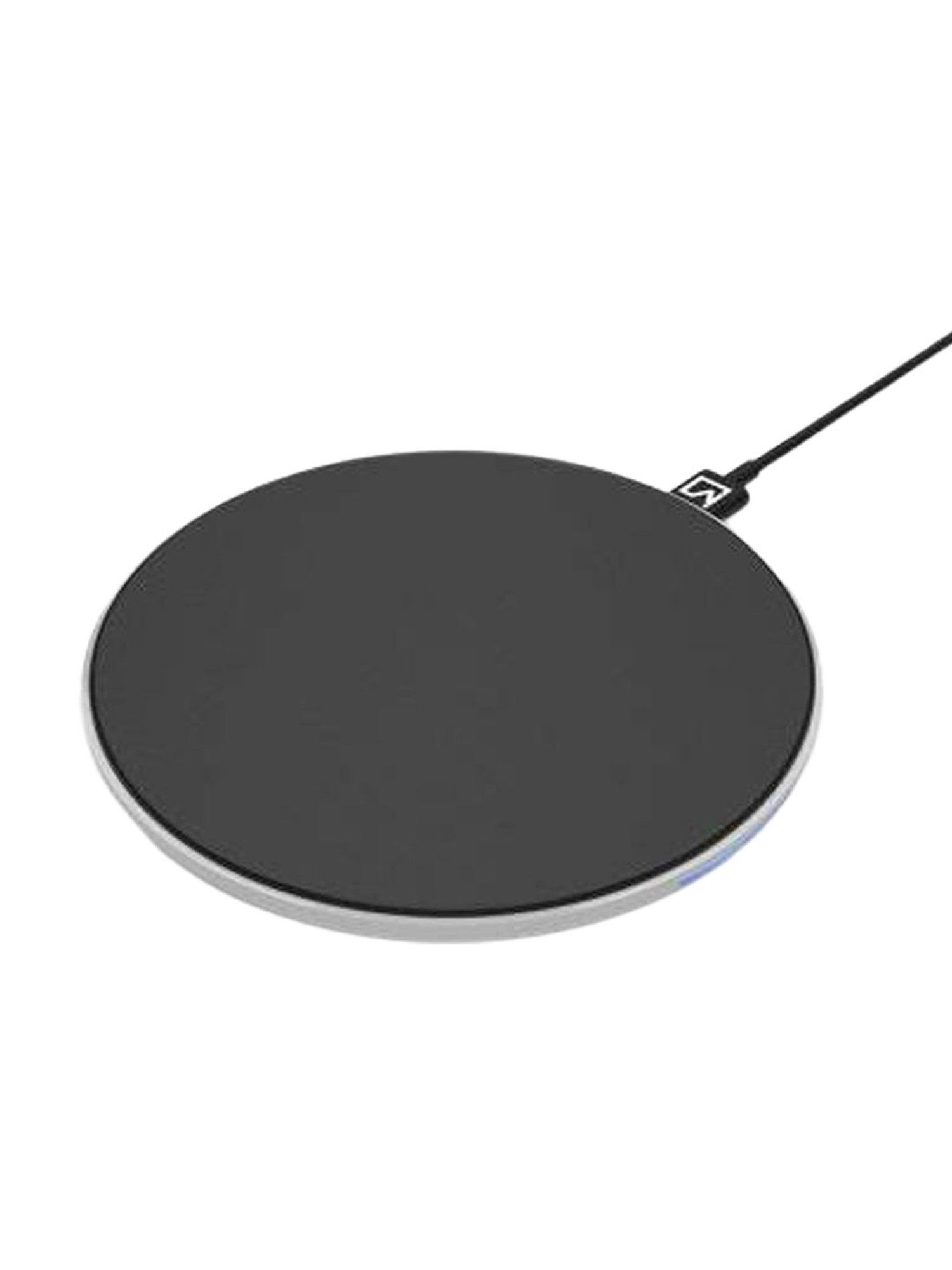 iVoltaa Air.base1 with Type C Cable for Qi Enabled Devices 10W Wireless Charging Pad (Black)
