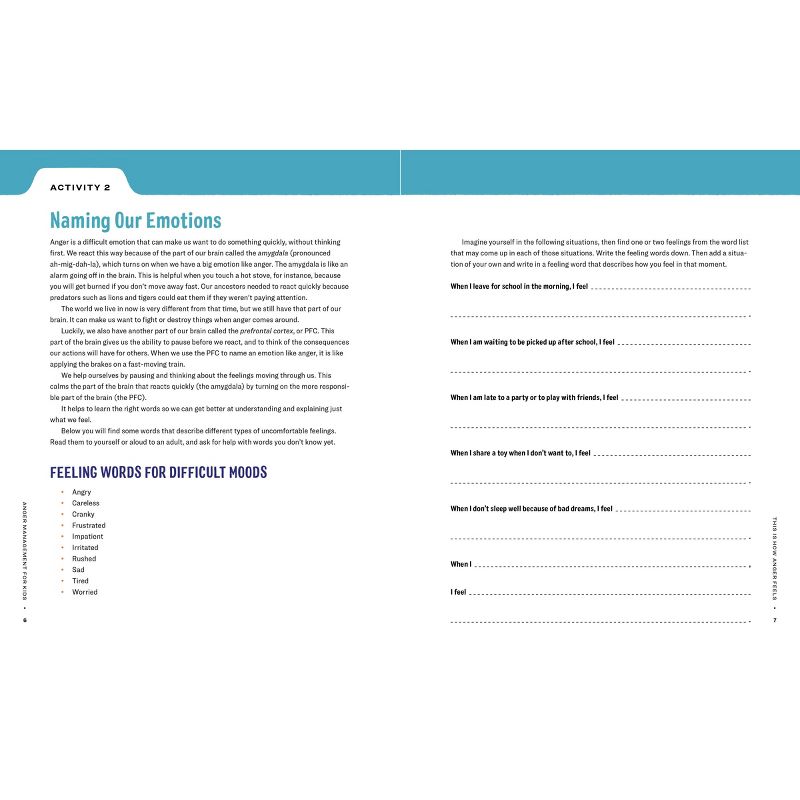 Anger Management Workbook for Kids - by Samantha Snowden (Paperback)