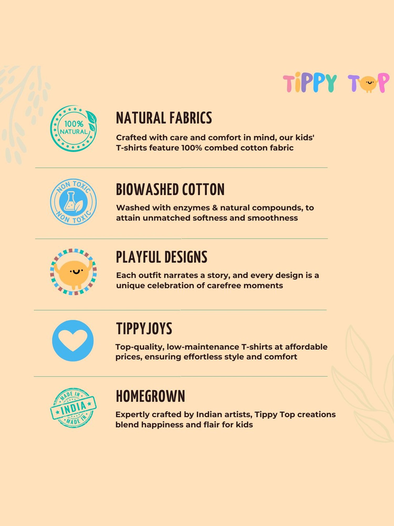 Tippy Top Kids Lavender Self Design T-Shirt