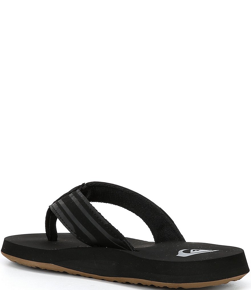 Quiksilver Boys' Monkey Wrench Suede Flip Flops (Youth)