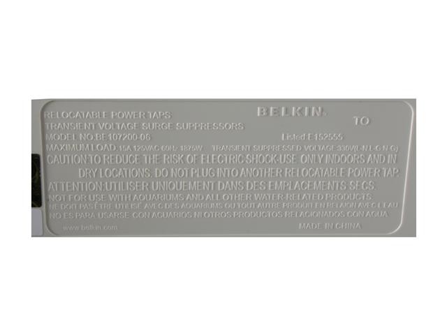 Uninex PS102 RF Remote Control Power Managed 6-Outlet Energy Controlled Surge Protector, Eliminates Standby Idle Electricity Usage, 6-Foot