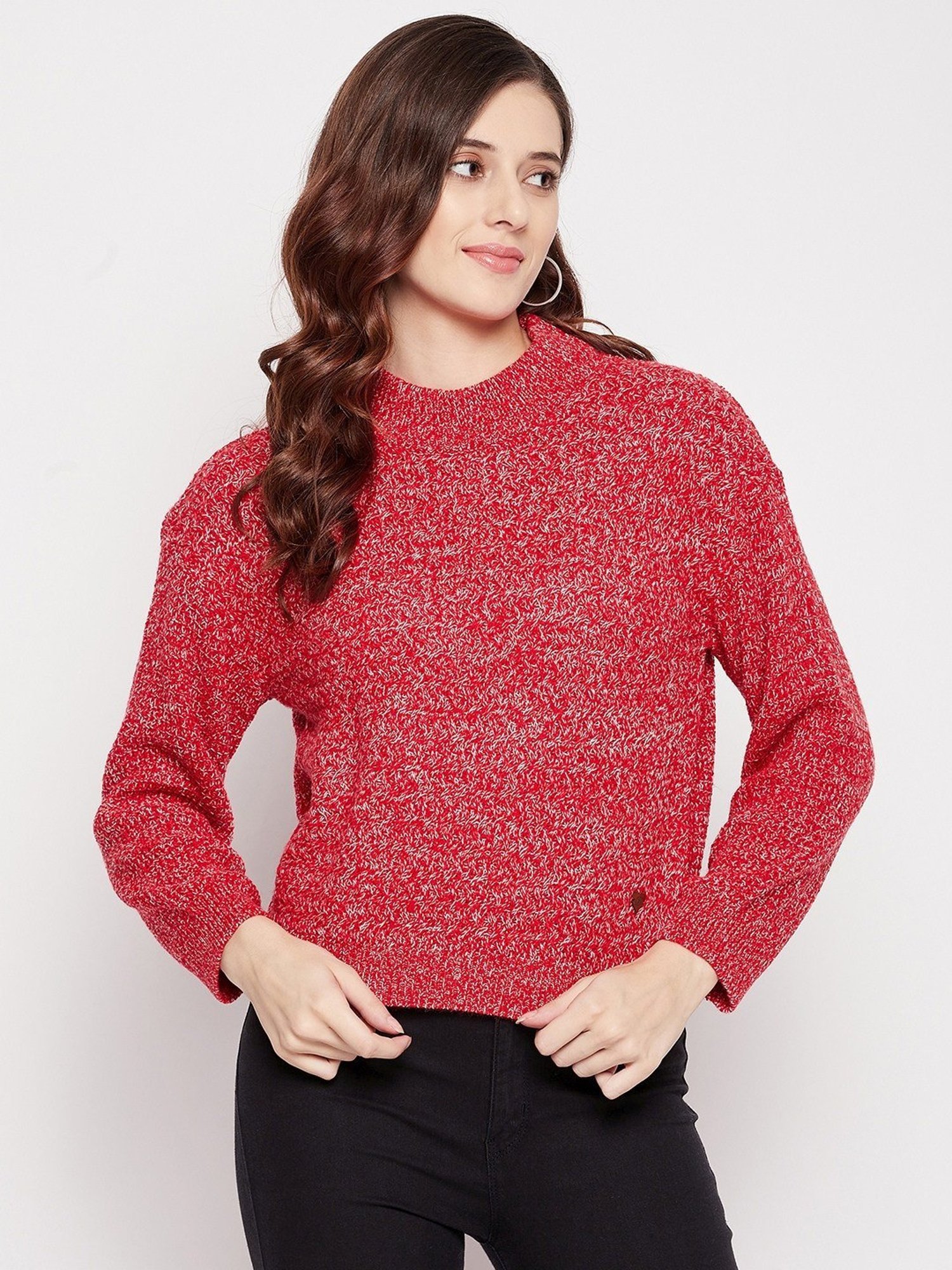 Duke Red Slim Fit Sweater