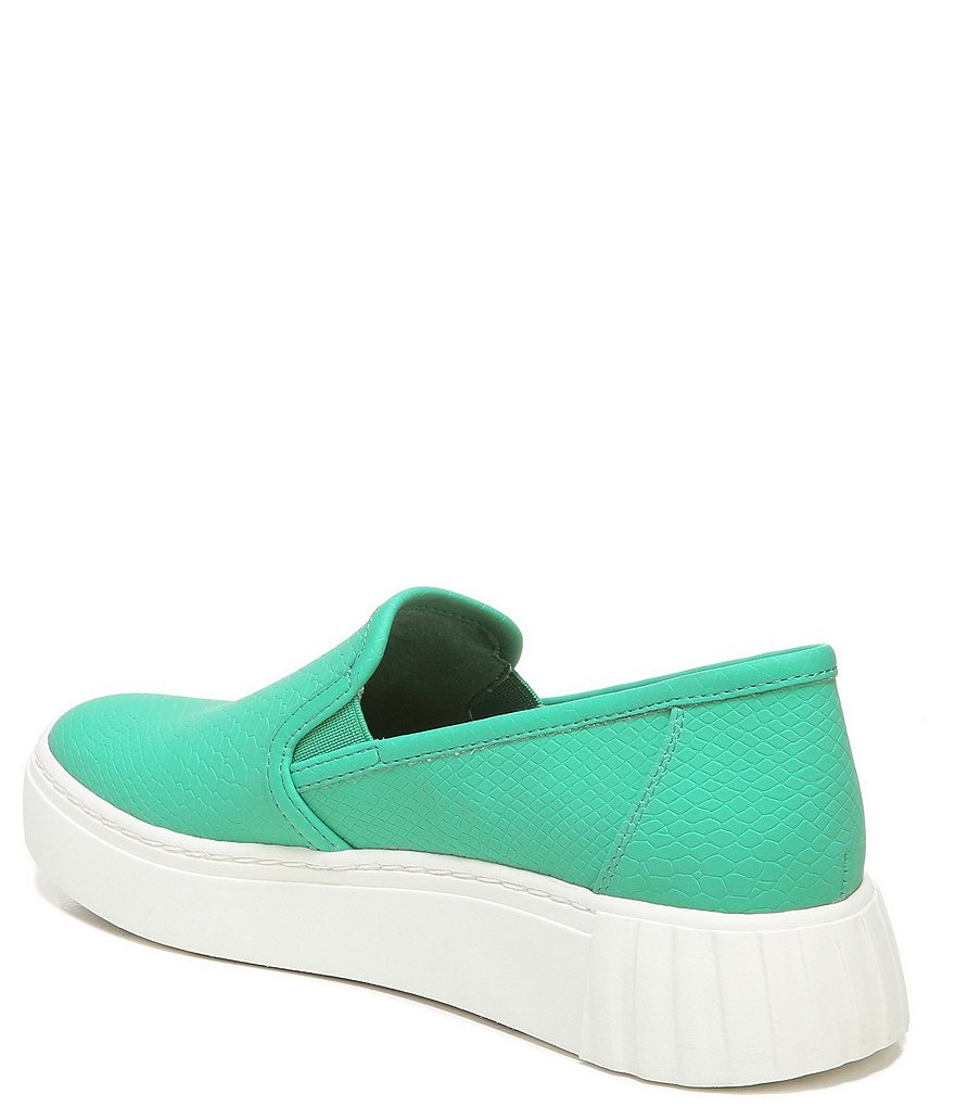 Zodiac Benson Snake Embossed Slip-On Platform Sneakers