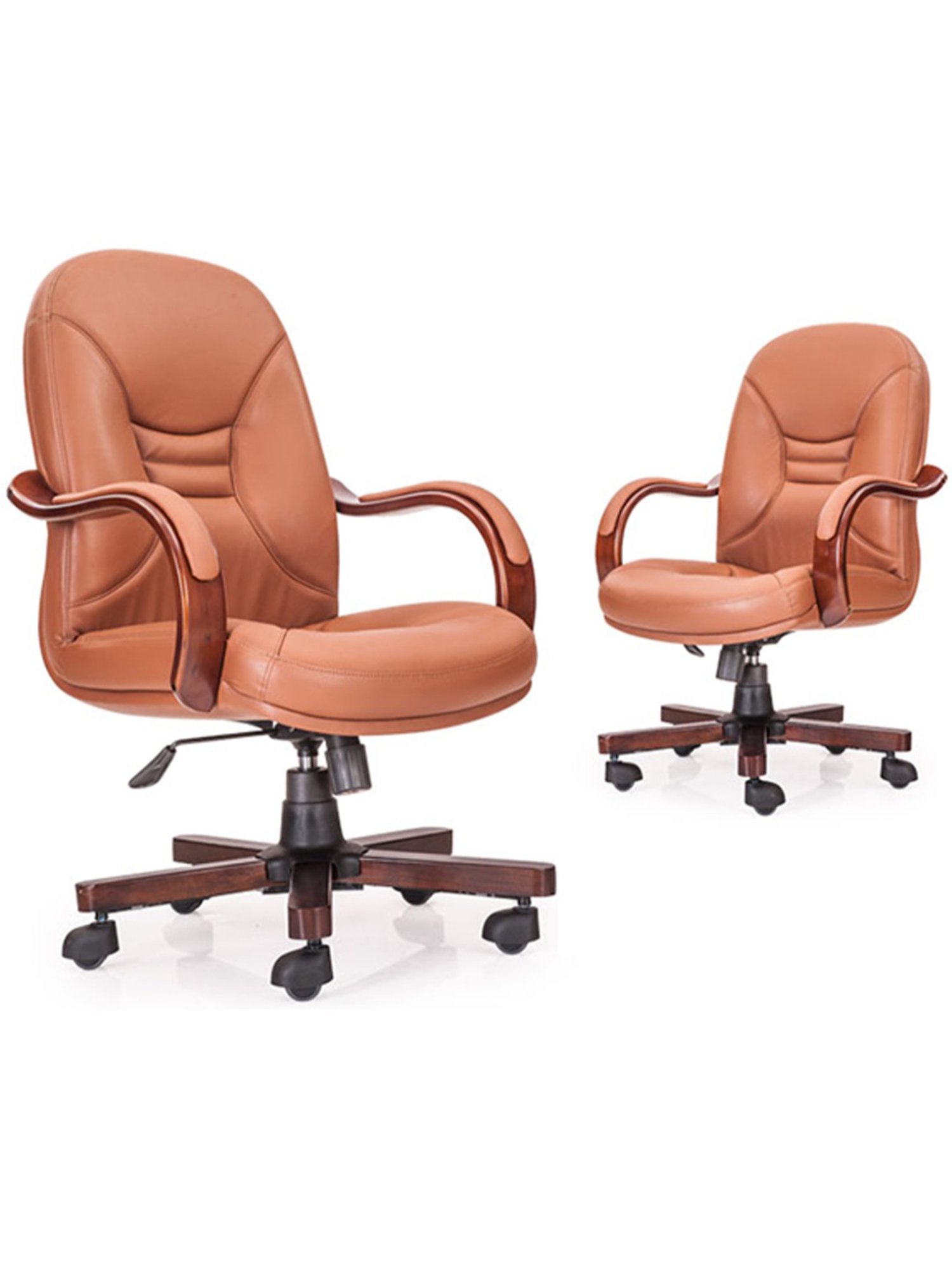 Durian Ultra Brown Leather Executive Chair