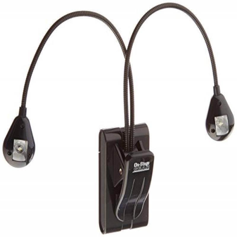 On-Stage LED202 Clip-On Orchestra Light with Dual heads and LED White Lights