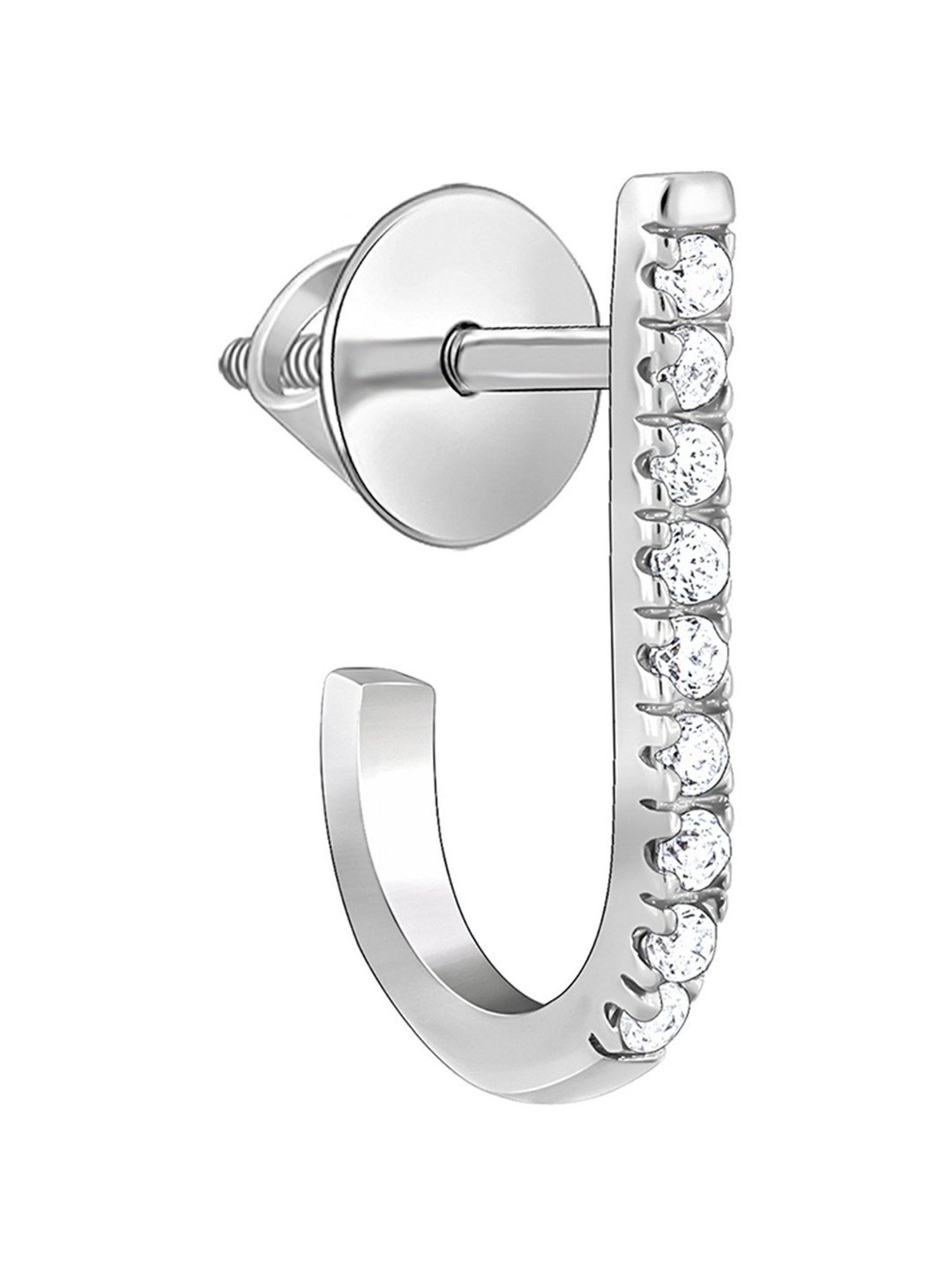 GIVA 92.5 Sterling Silver Jazzy Bali Stud Earrings for Women