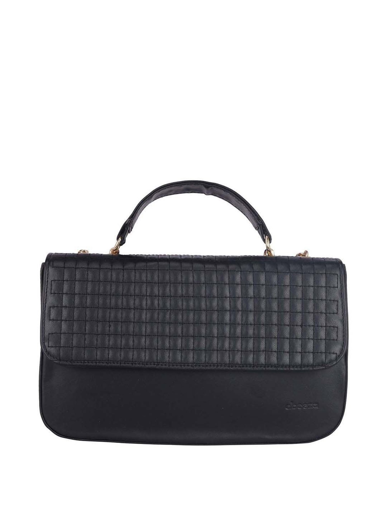Abeeza Black Quilted Small Sling Handbag