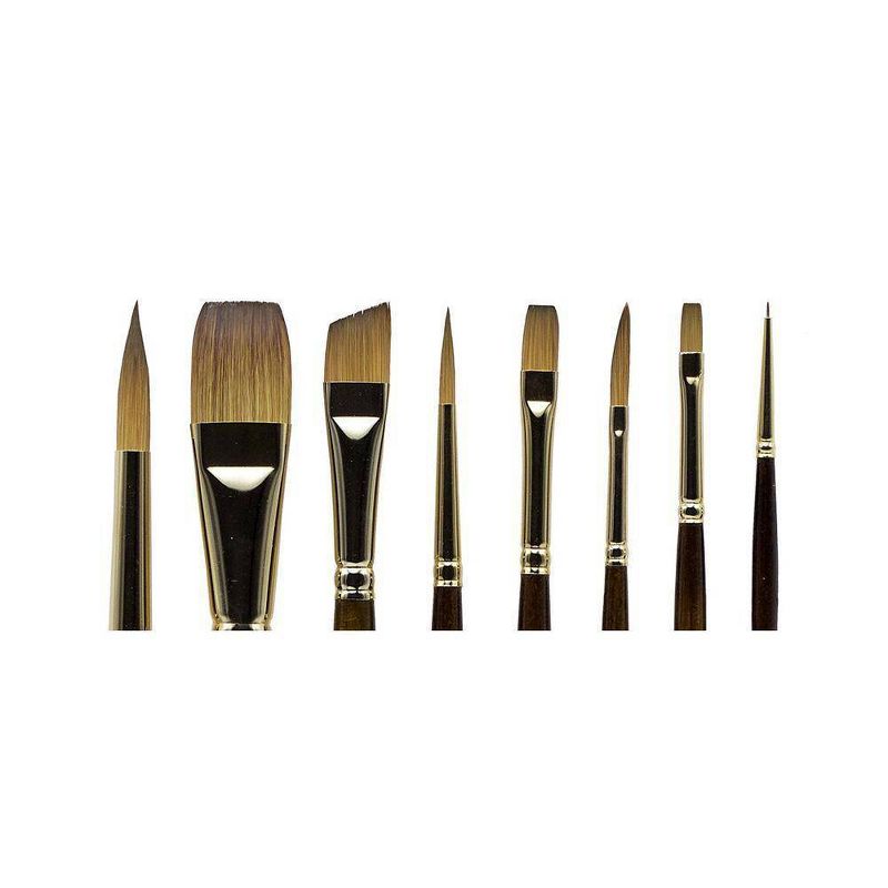 Kingart 8ct Finesse Brush Set - Short handle