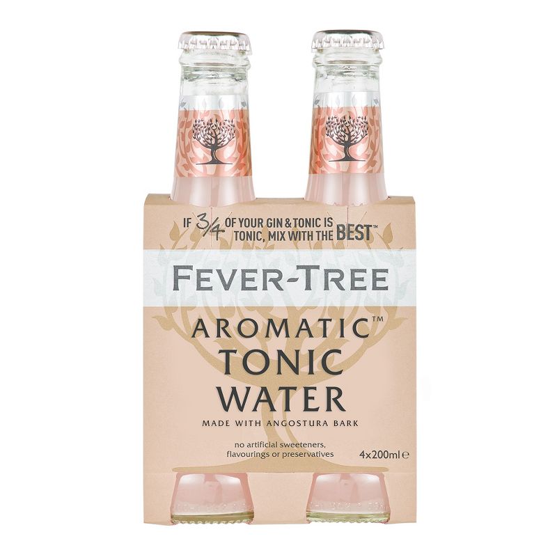 Fever-Tree Aromatic Tonic Water - 4pk/200ml Bottles