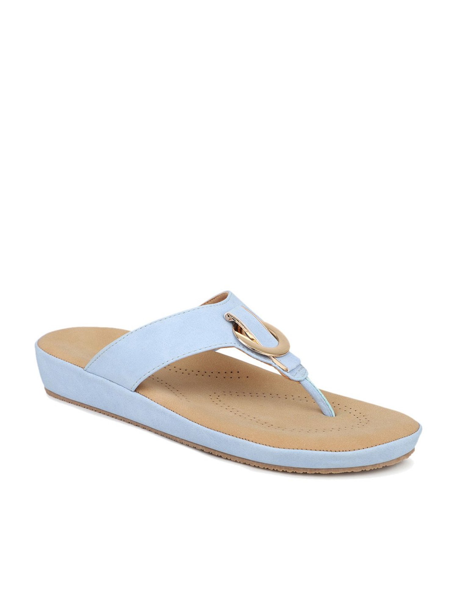 Inc.5 Women's Light Blue Thong Sandals