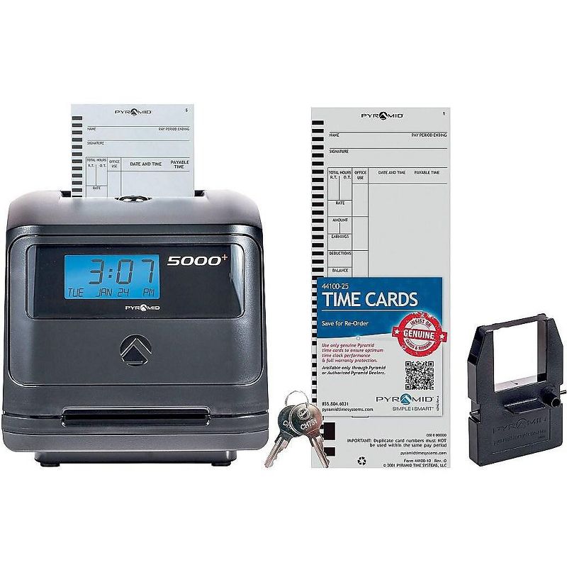 Square Industrial Table Clock - Stonebriar Collection