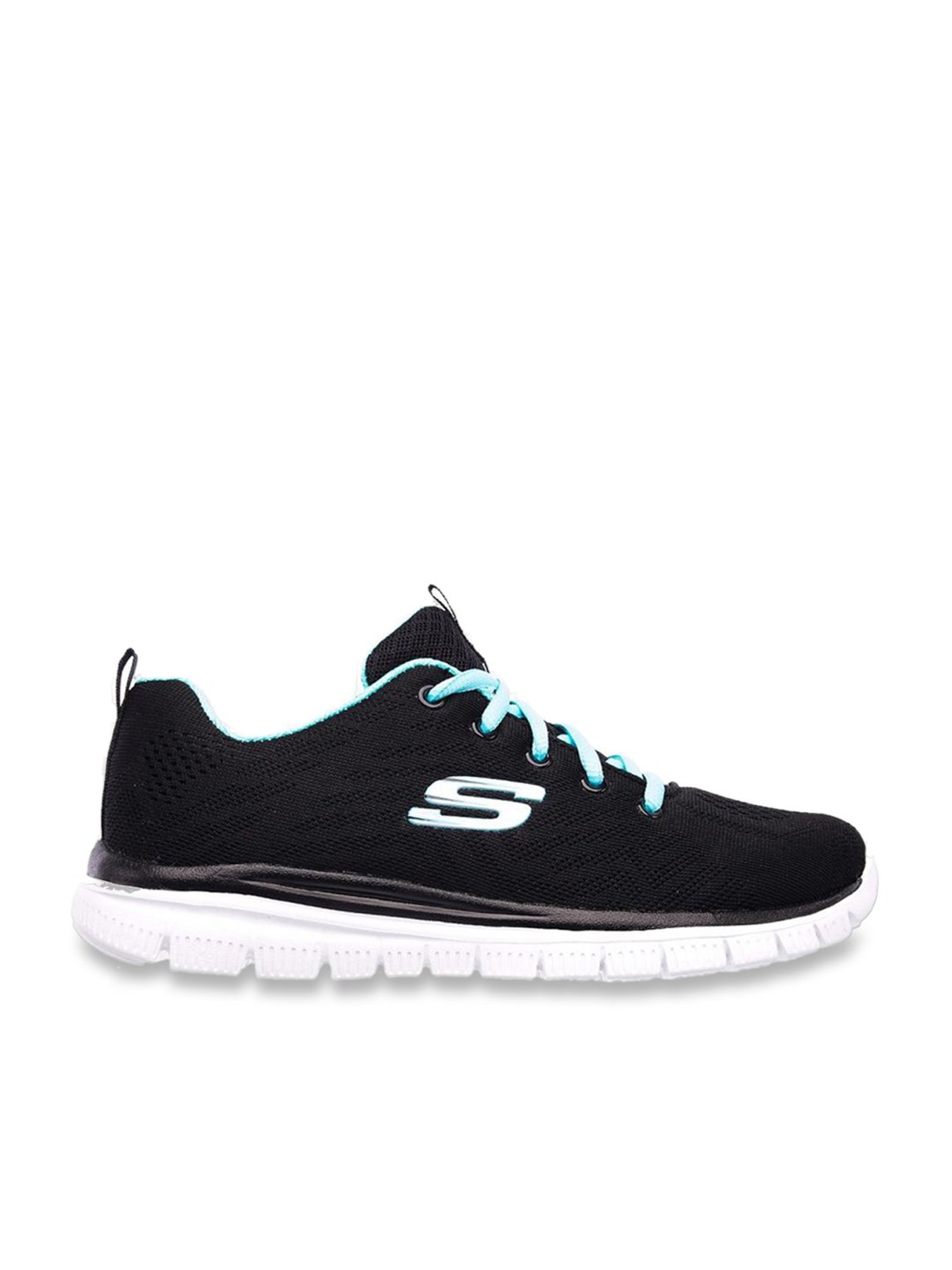 Skechers Graceful Get Connected Black Running Shoes