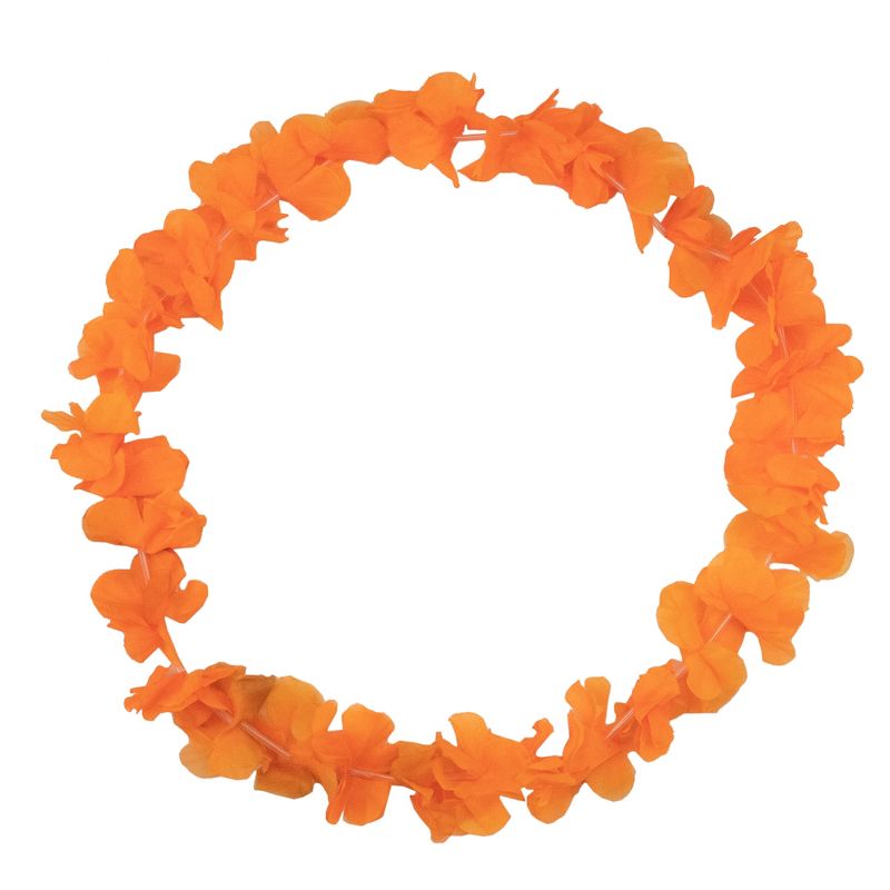 Northlight 18" Orange Halloween Lei Costume Accessory