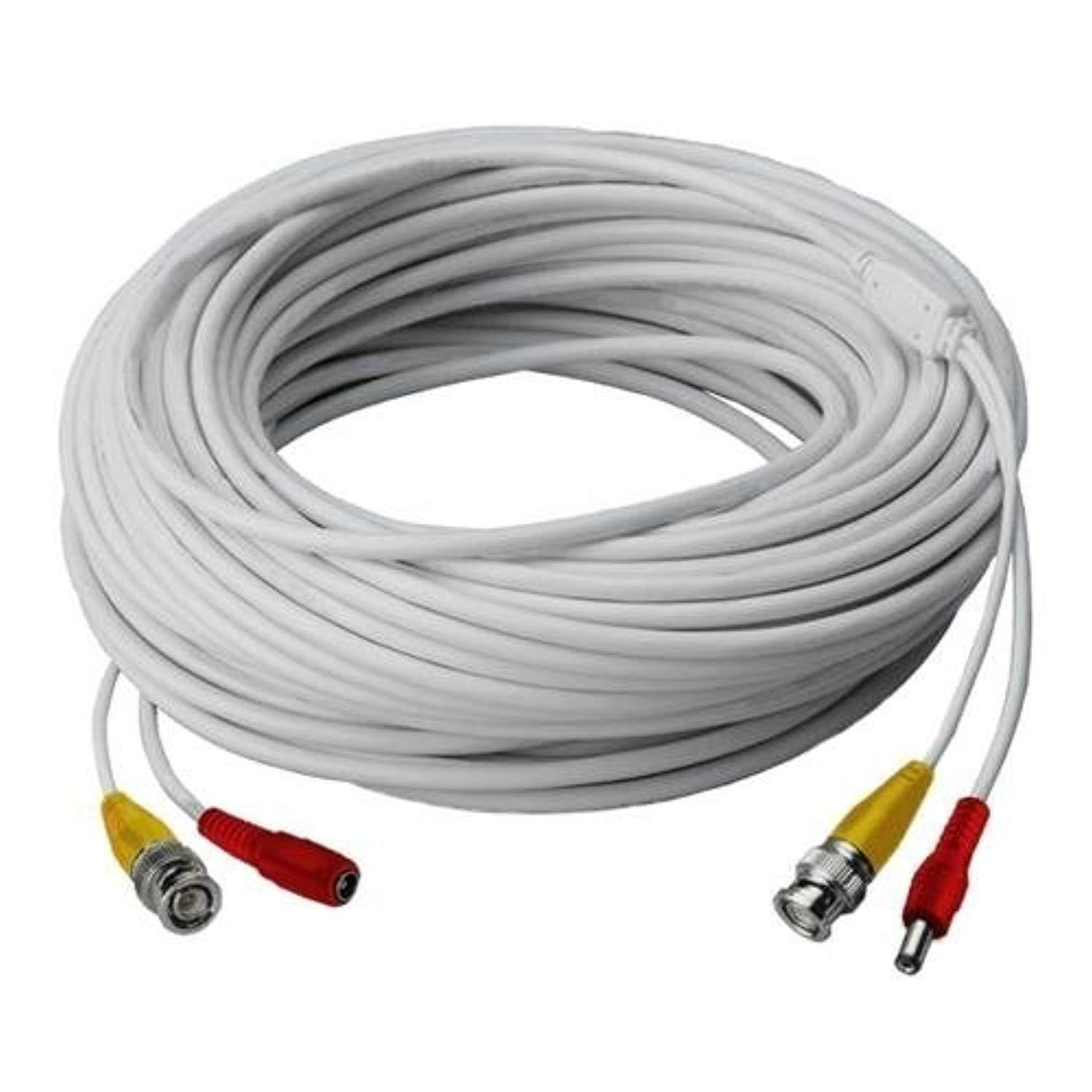 lorex cb60urb video rg59 coaxial bnc/power cable (60ft)