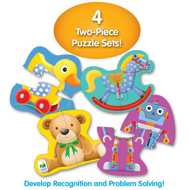 The Learning Journey My First Shaped Puzzle My Toys 4 two piece puzzles