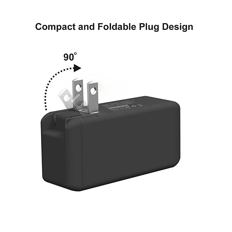 Microsoft Surface Pro Charger 65W Portable Mini Charger for Microsoft Surface Pro 3 4 5 6 2017 TabletSurface LaptopSurface BookSurface Go W 66ft Power Cord USB Charging Port