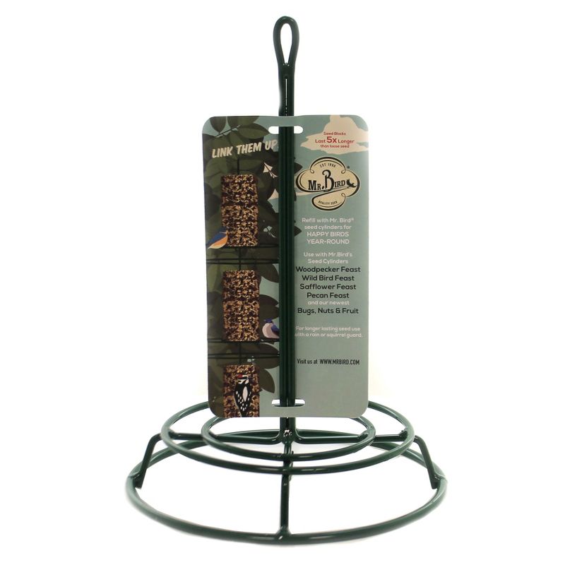 Home & Garden 11.75" Ezfeeder Seed Cylinder Holder Mr Bird  -  Bird And Wildlife Food
