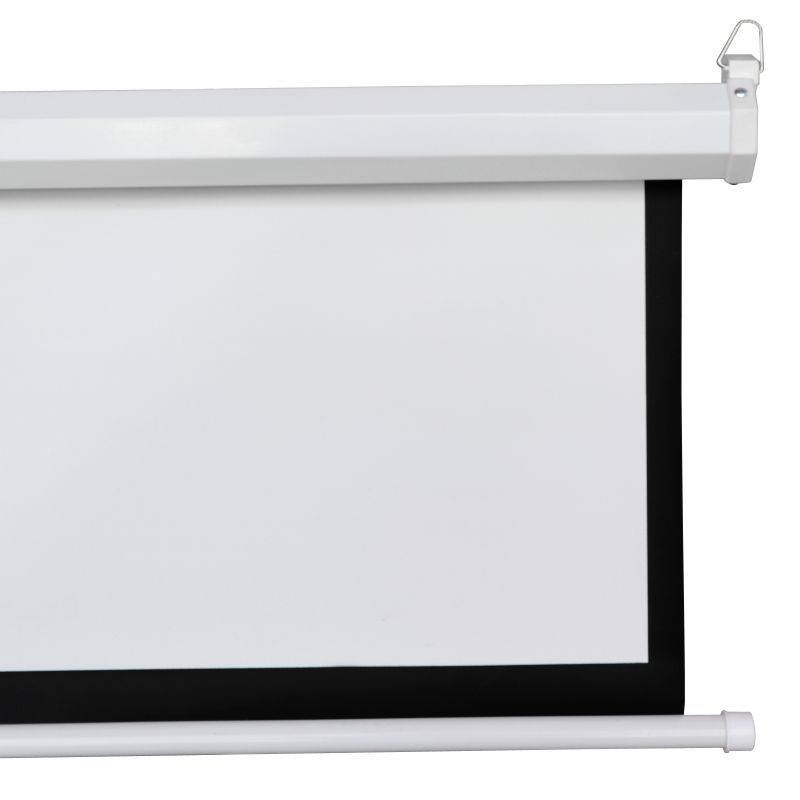 ZENY 100" HD 16:9 Projector Screen Manual Ceiling/Wall Mount Manual Pull Down Projection Screen