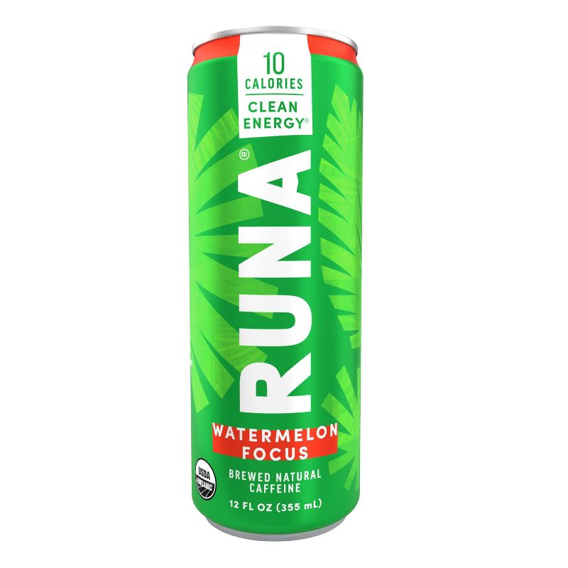 Runa Zero Watermelon Energy Drink - 12 fl oz Can