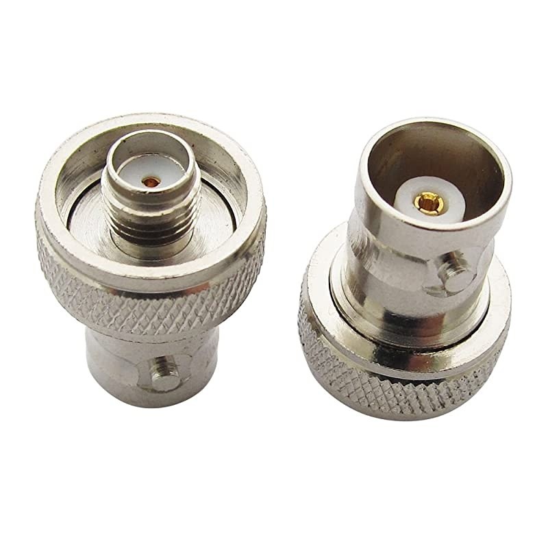 AD075 2 Pieces SMA Female to BNC Female Convert Adapter for Two Way Radio BaoFeng UV 5R FD 880