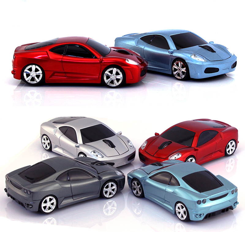 2015 2.4GHz Wireless 3D 1600DPI Ferrari Car Shape Optical Usb Cordless Gaming Mouse