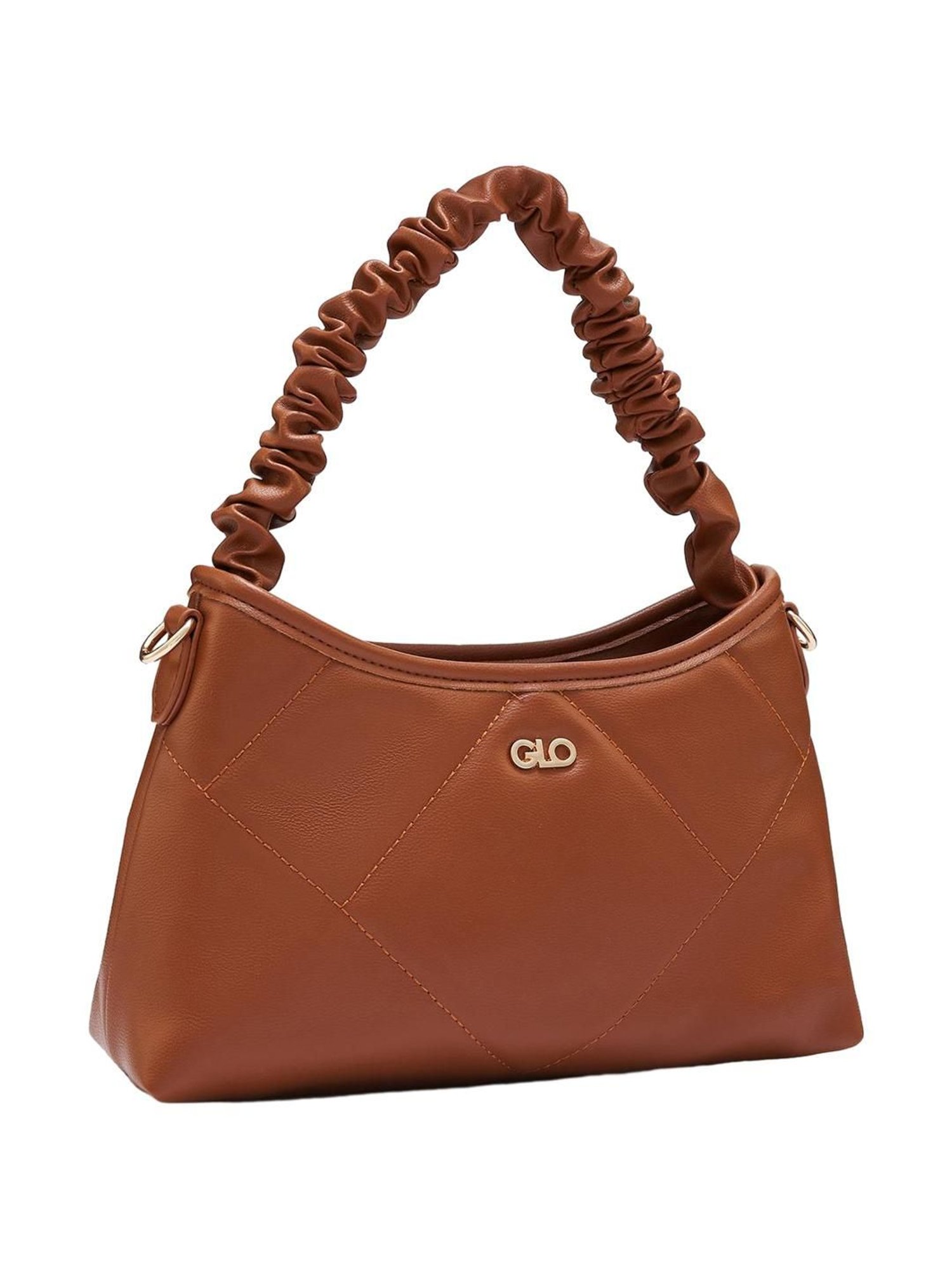 Globus Tan Textured Medium Hobo Handbag