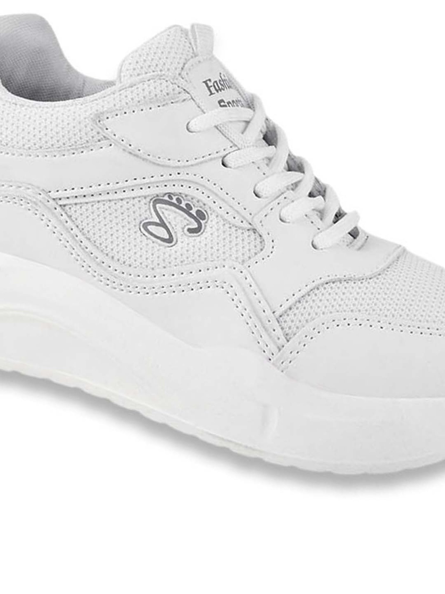 Shoetopia Women's White Running Shoes