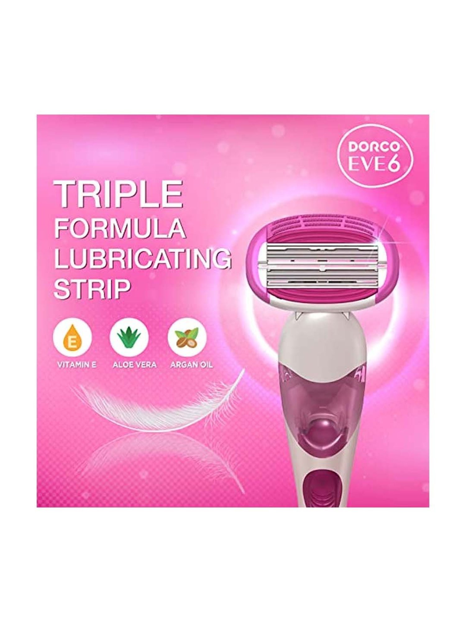 FEATHER Flamingo Eyebrow, Face, Nape Razor - 3 Piece - 150 gm