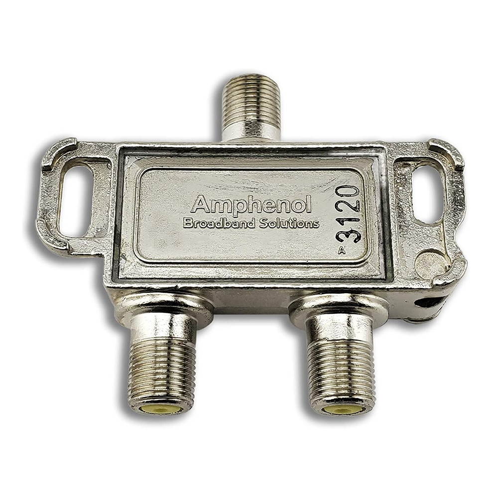 2 WAY EXTREME HD DIGITAL 1GHz HIGH PERFORMANCE COAX CABLE SPLITTER - (BDS102H) 2 Pack