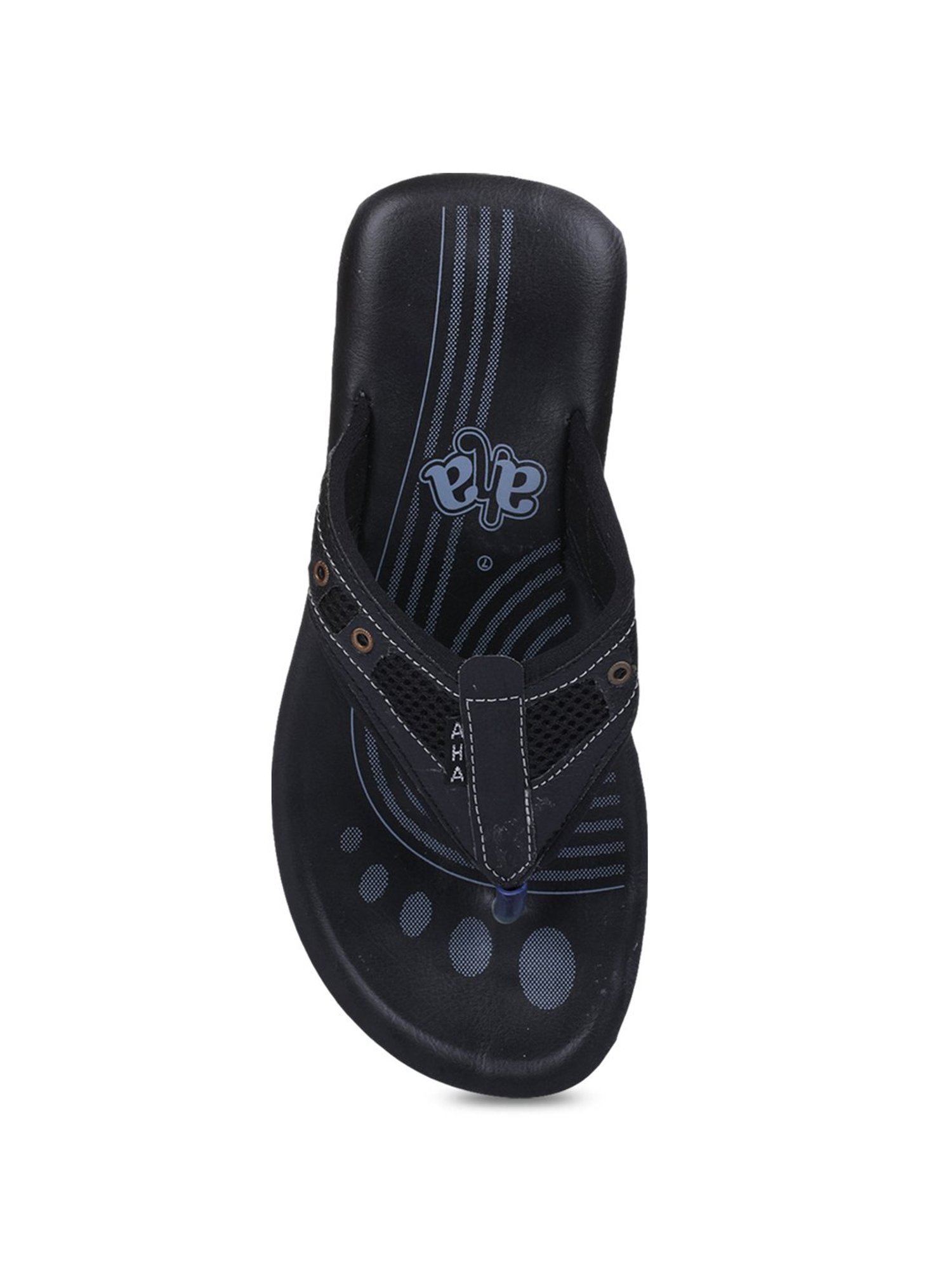 Aha by Liberty Men's Black Thong Sandals