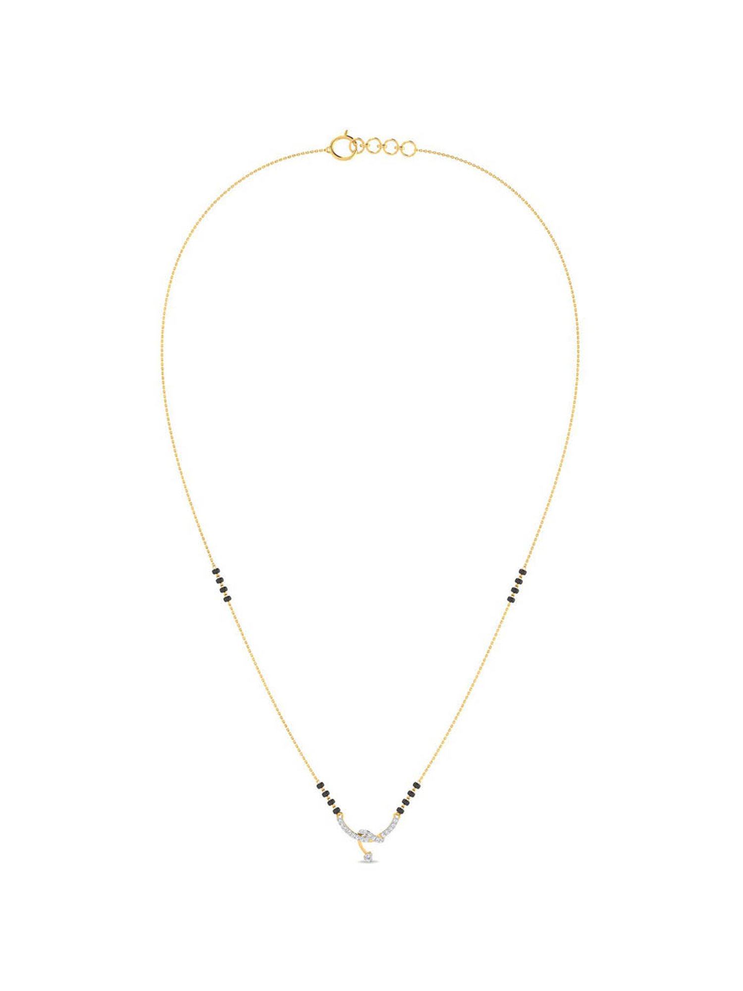 Waman Hari Pethe Jewellers 18k Gold & Diamond Mangalsutra for Women