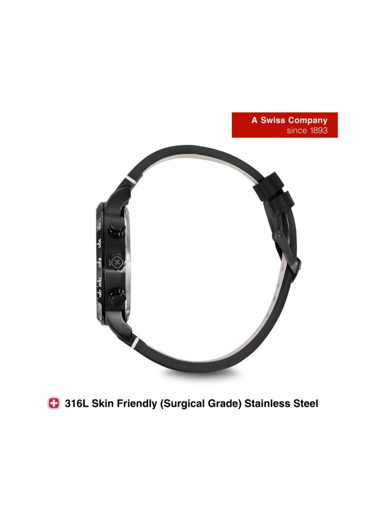 Wenger Swiss Made 01.1543.106 Attitude Chrono Analog Watch for Men