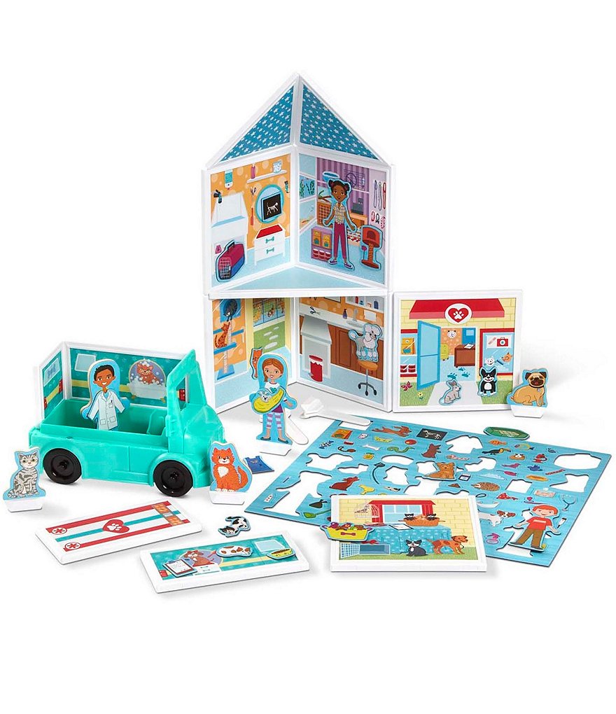 Melissa & Doug STEM Magnetivity&trade; Pet Center Building Play Set