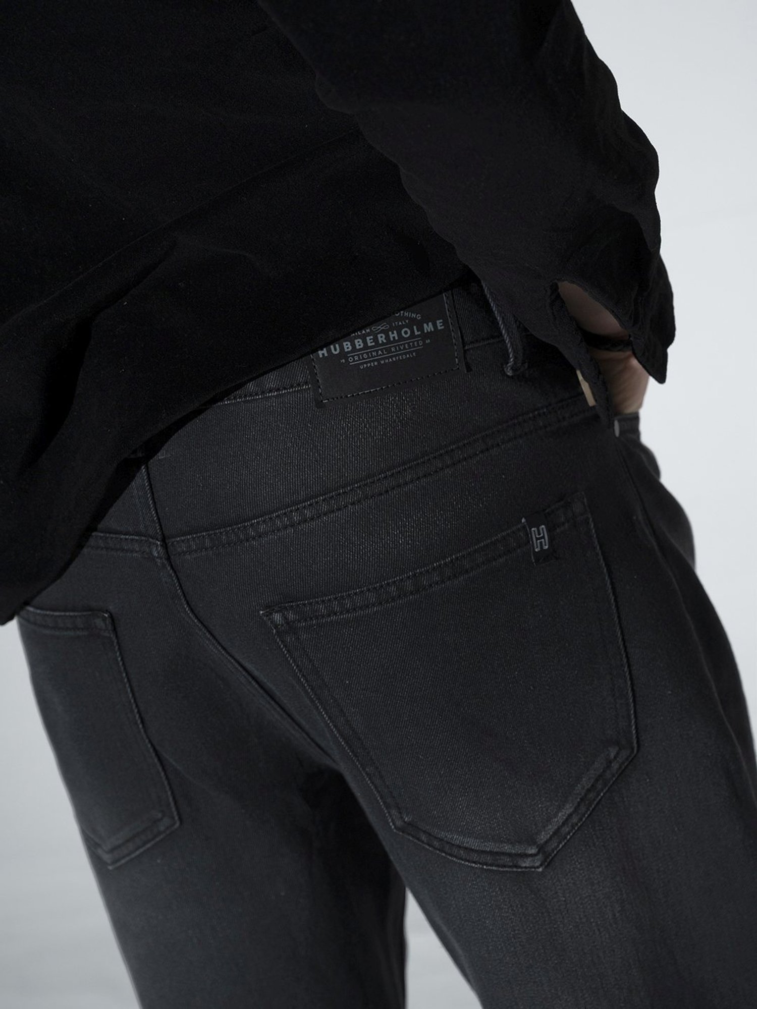 Hubberholme Black Relaxed Fit Jeans