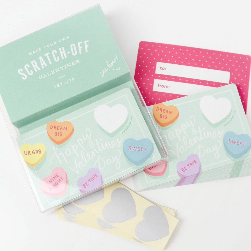 Scratch Off Sweetheart Valentines Day Cards