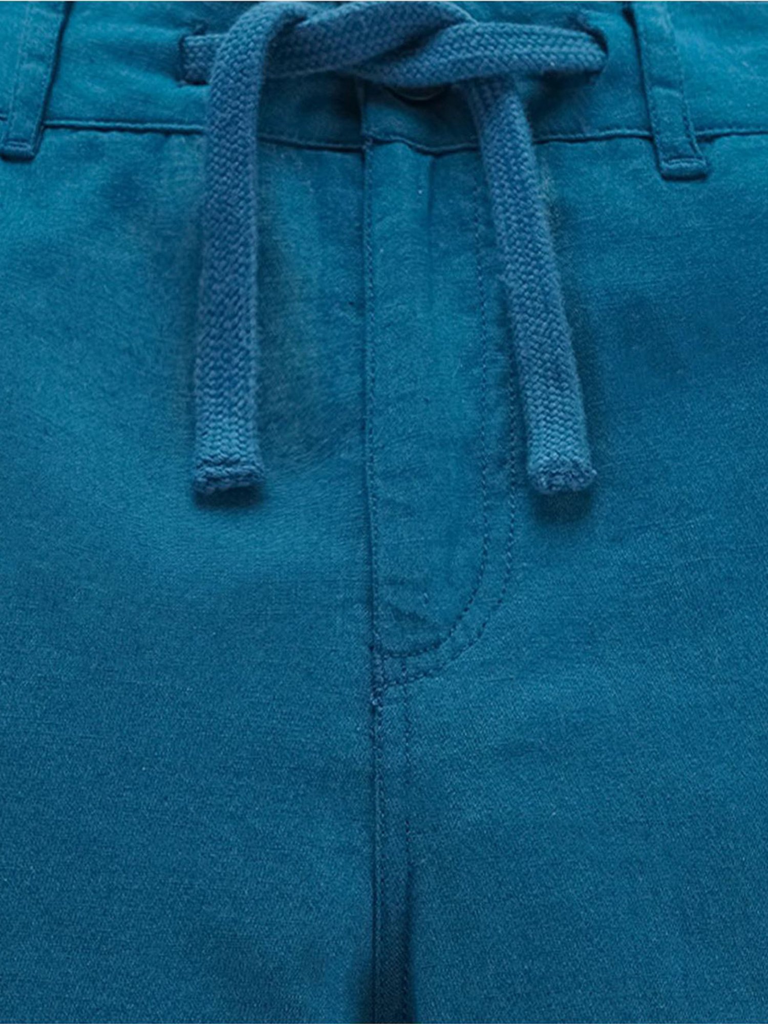 Edheads Boys Navy Cotton Regular Fit Trousers