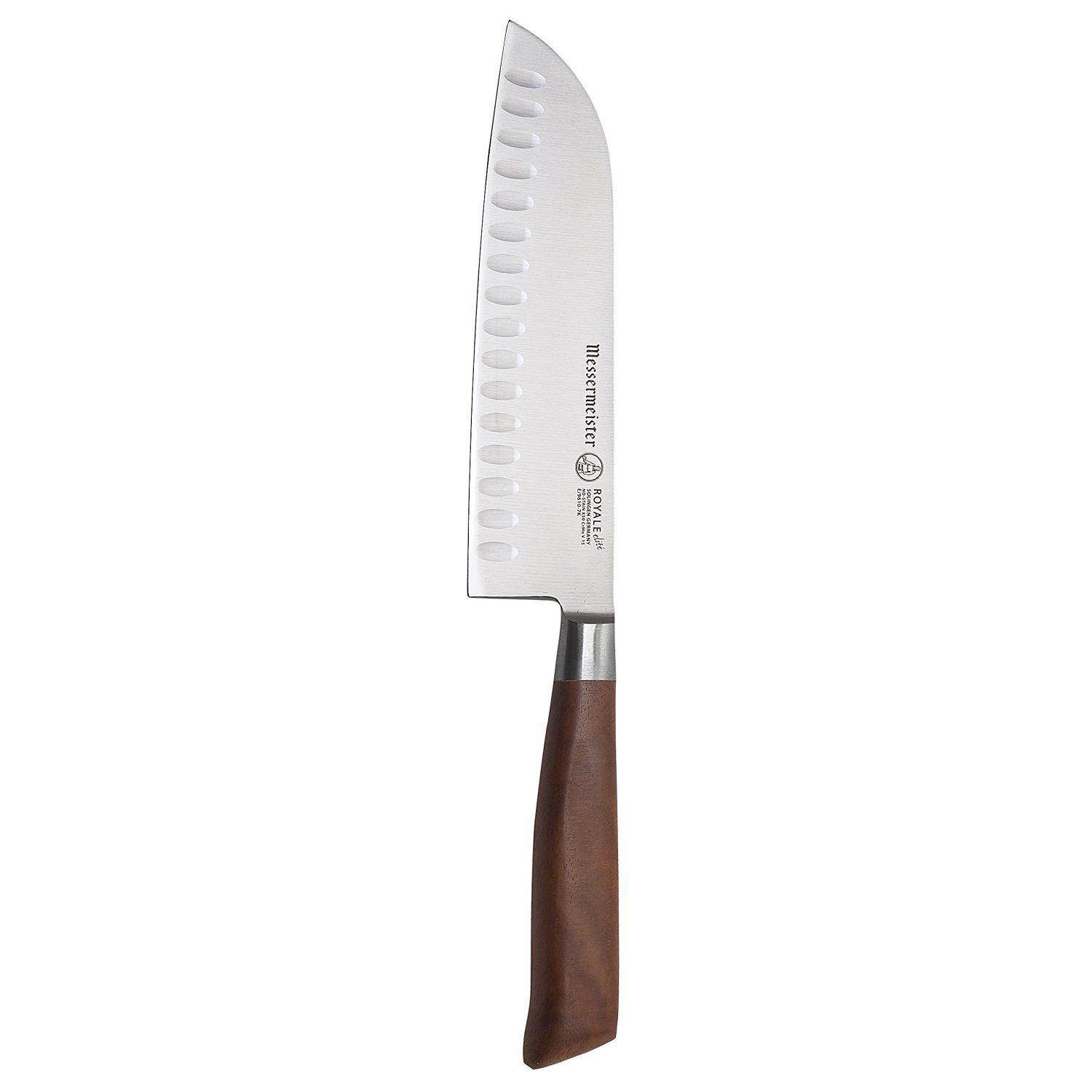 MESSERMEISTER ROYALE ELITE 7'' KULLENSCHLIFF SANTOKU KNIFE