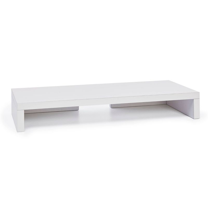 Eco Friendly Computer Monitor Stand Riser White