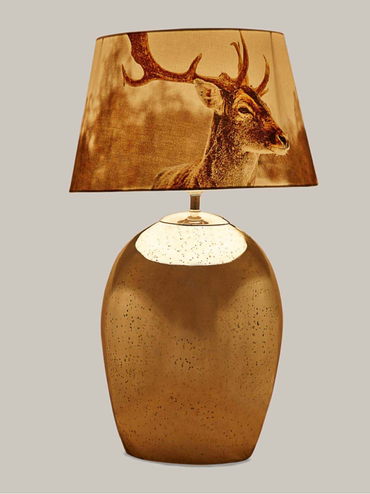 Kapoor E Illuminations Multicolor Blaike Chrome Glass Table Lamp - Set of 1