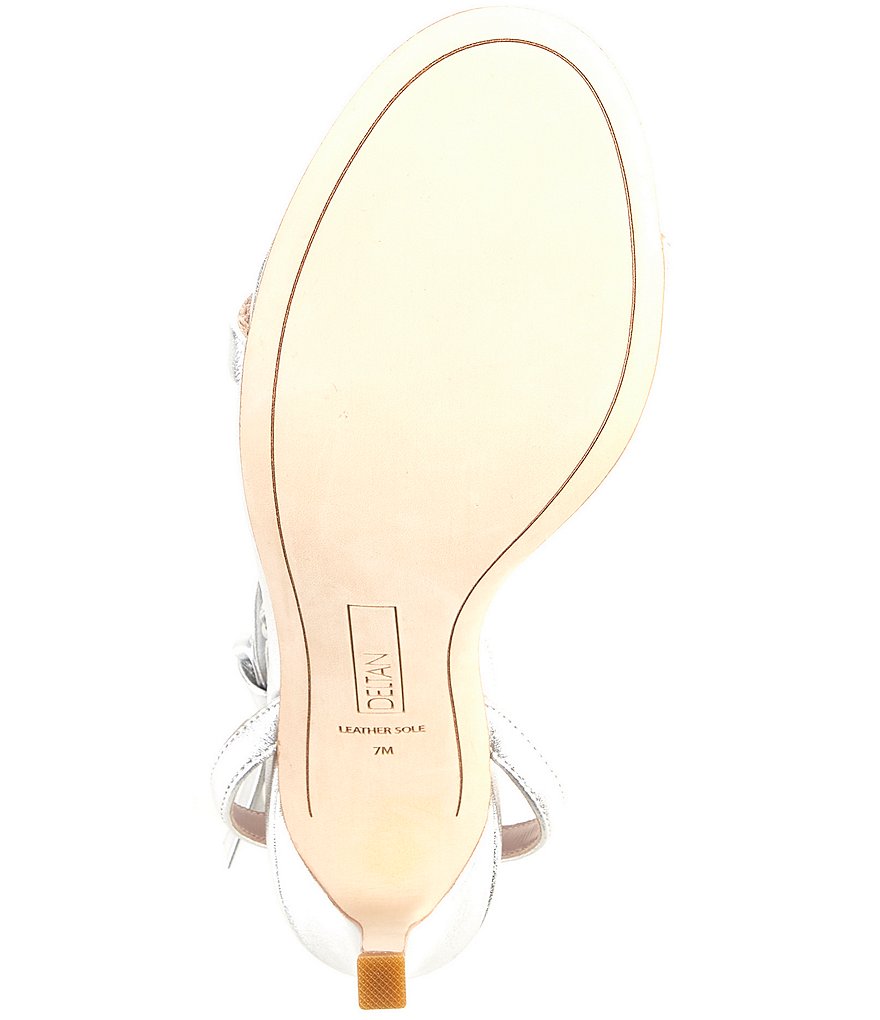 Deltan Miranda Ankle Bow Detail Dress Sandals