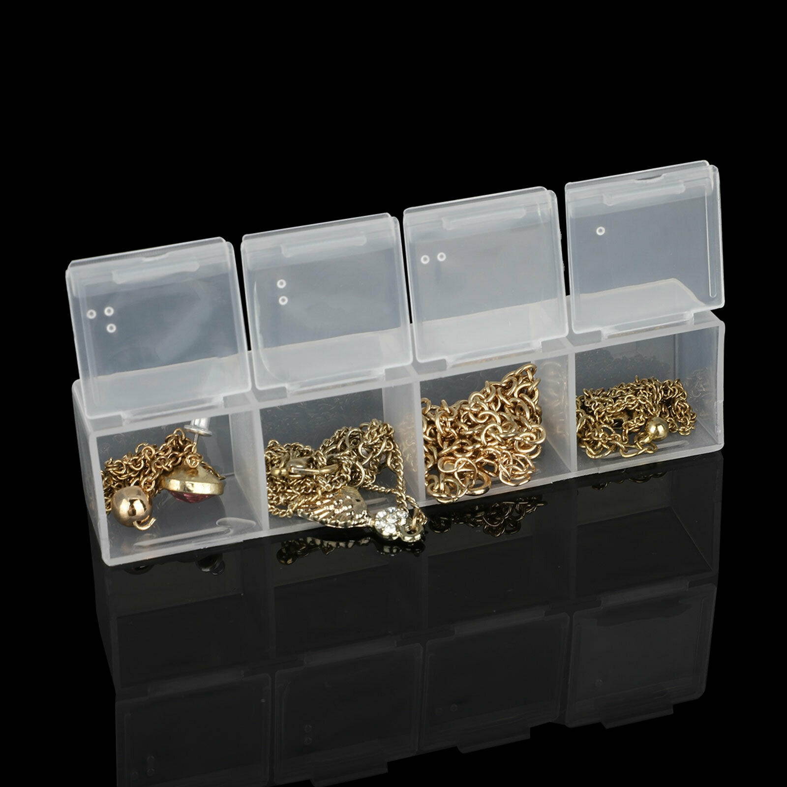 28 Slots Diamond Painting Tool Box Embroidery Geometric Jewelry Storage Case US