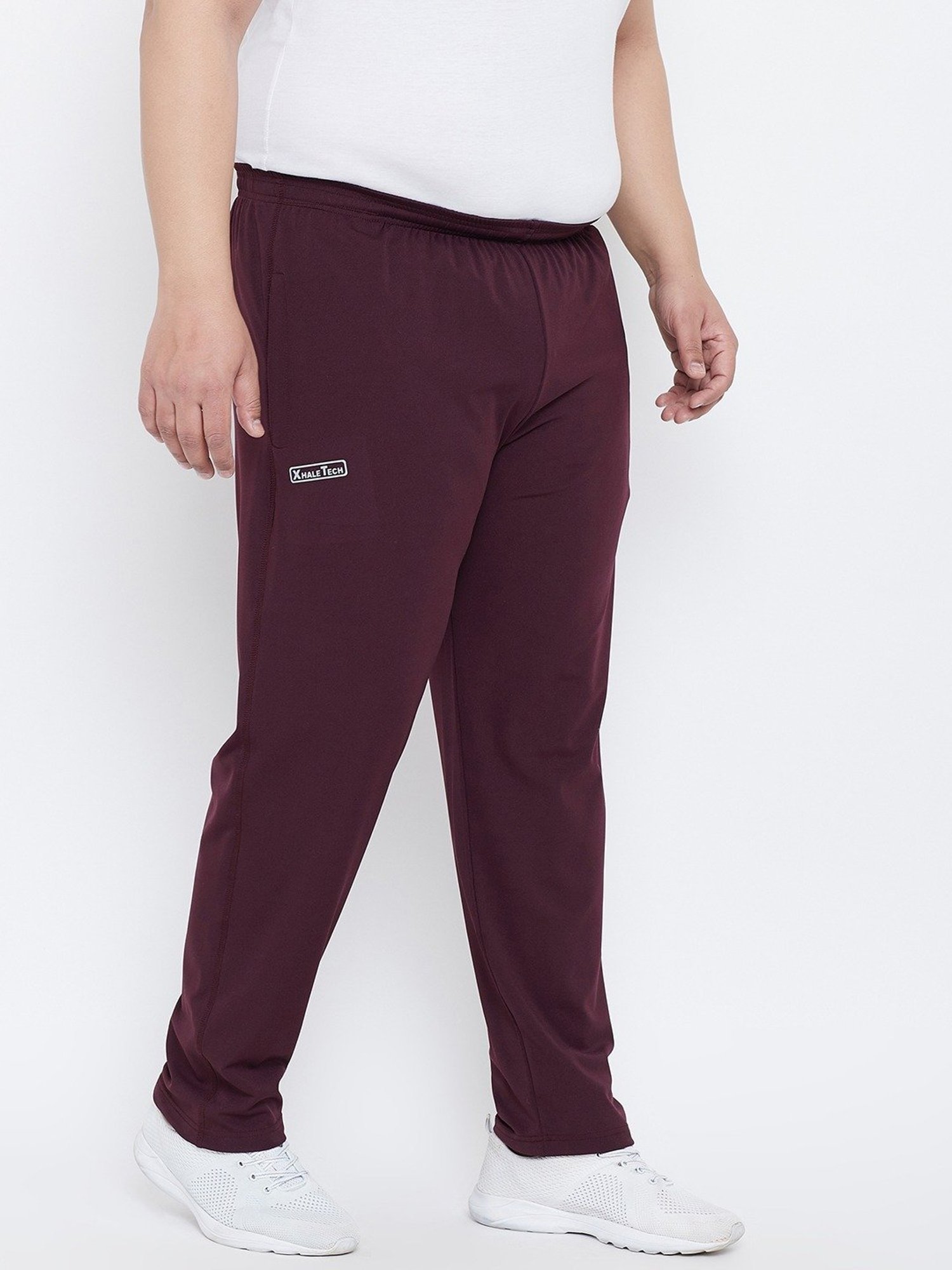 Bigbanana Maroon Regular Fit Trackpants