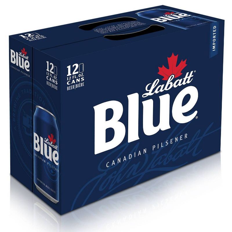 Labatt Blue Canadian Pilsener Beer - 12pk/12 fl oz Cans