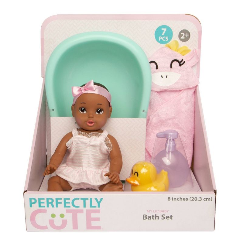 Perfectly Cute 8" My Lil' Baby Bath Set - Brown Eyes